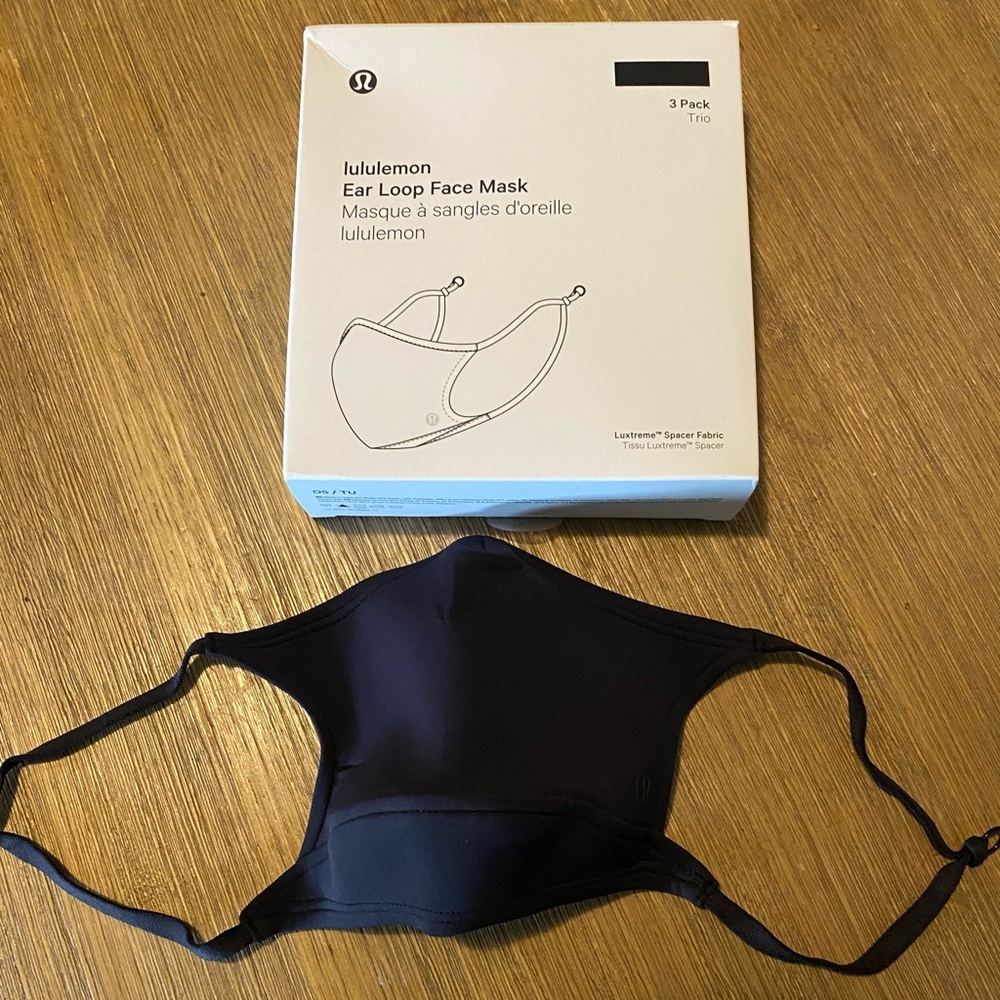 Lululemon ear loop face mask